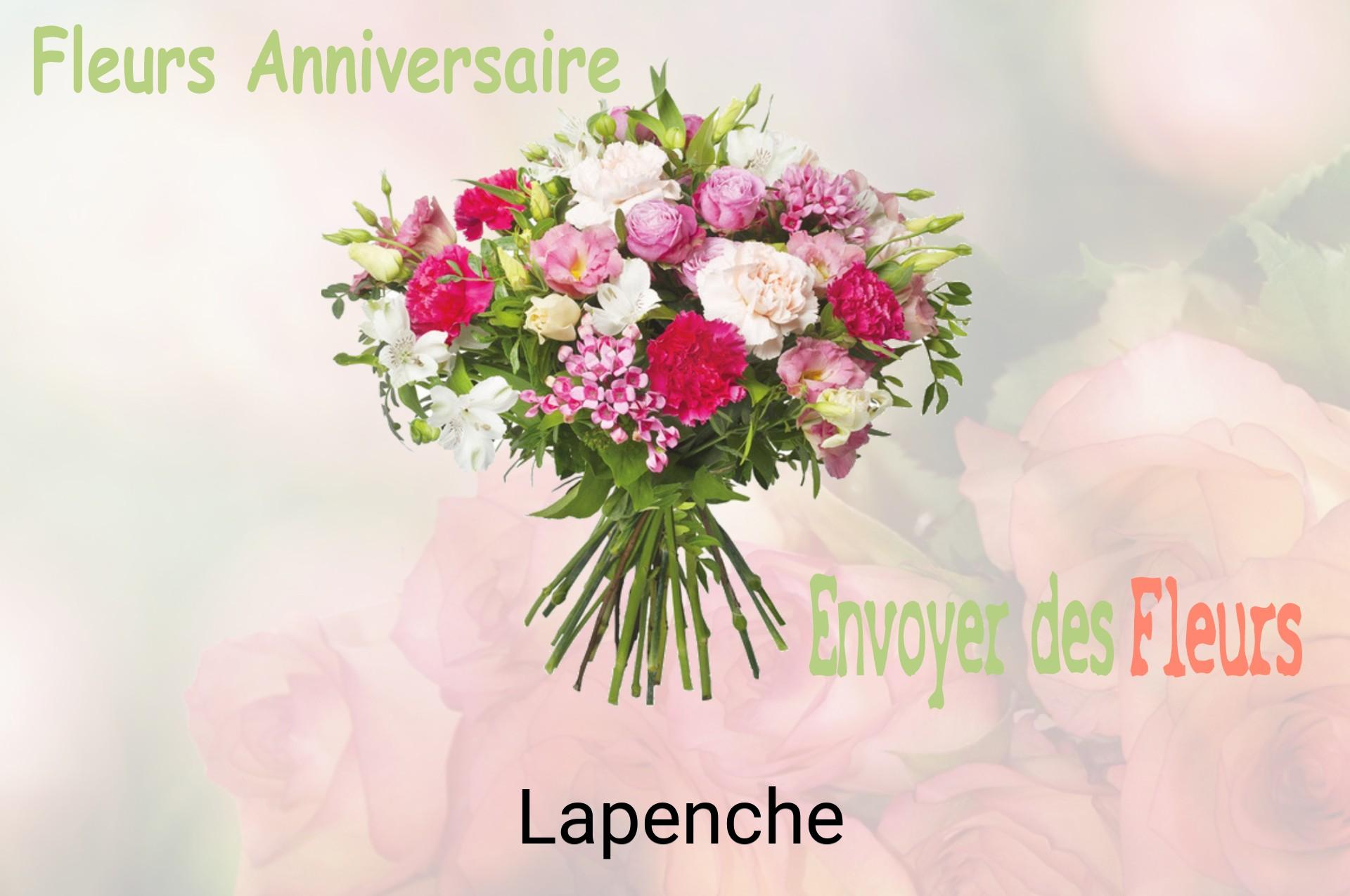 Bouquet de fleurs d’anniversaire livré à Lapenche